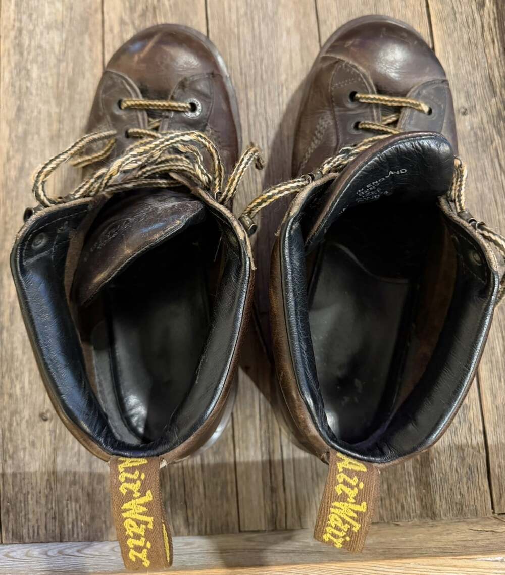 Vintage Dr. Martens 8287 Brown Leather Boots UK 8 US Men 9 Women 10 Made England - Picture 6 of 13
